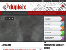 Tablet Screenshot of dupleix.fr